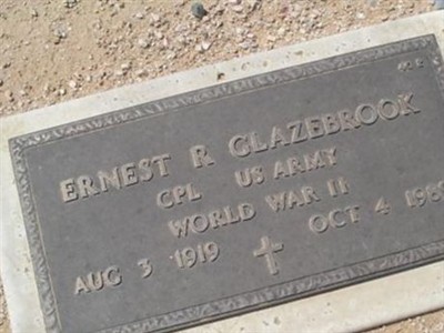 Ernest R Glazebrook on Sysoon