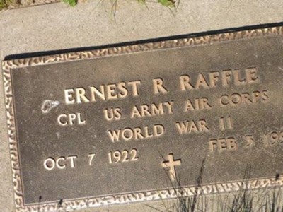 Ernest R Raffle on Sysoon