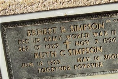 Ernest R Simpson on Sysoon