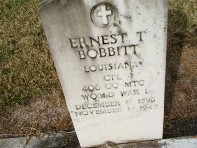 Ernest T. Bobbitt on Sysoon