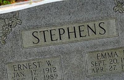 Ernest W. Stephens on Sysoon
