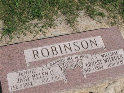 Ernest Wilburn Robinson on Sysoon