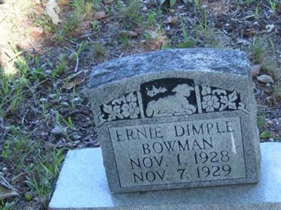 Ernie Dimple Bowman on Sysoon