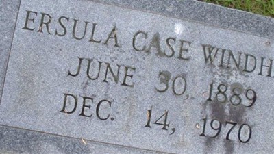 Ersula Case Windham on Sysoon