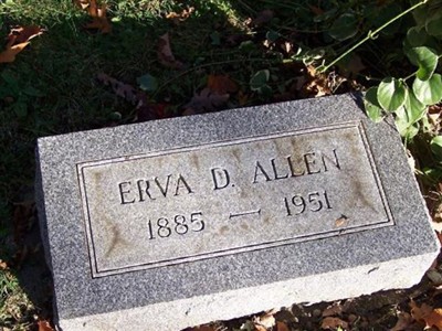 Erva D. Allen on Sysoon