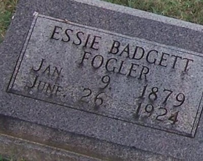Essie Badgett Fogler on Sysoon