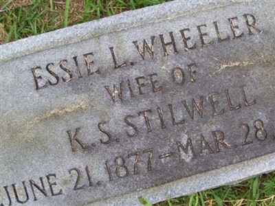 Essie L. Wheeler Stilwell on Sysoon