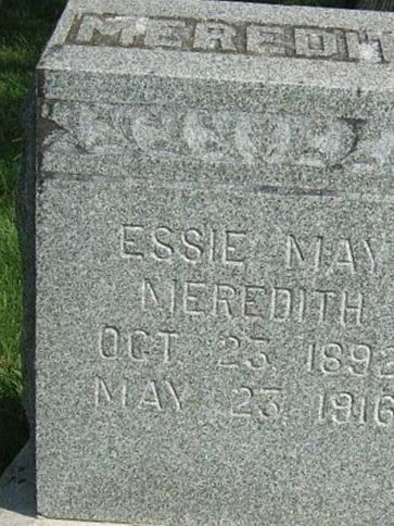 Essie May Meredith on Sysoon