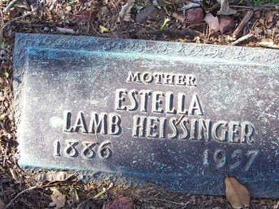 Estella Atkinson Lamb-Heissinger on Sysoon