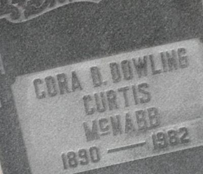 Cora Estelle Davis Curtis McNabb Dowling on Sysoon