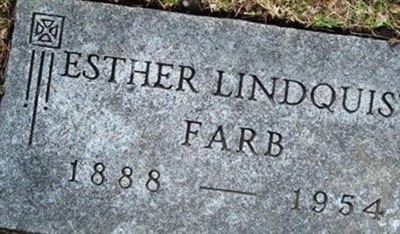 Esther Elisabeth Lindquist Farb on Sysoon