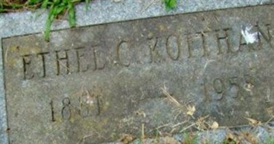 Ethel C Bates Koithan on Sysoon