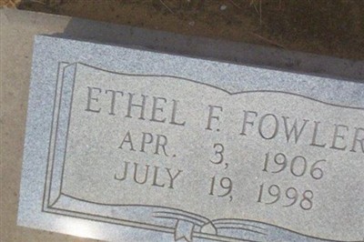 Ethel F. Fowler on Sysoon