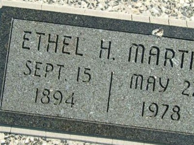 Ethel H Selby Martin on Sysoon