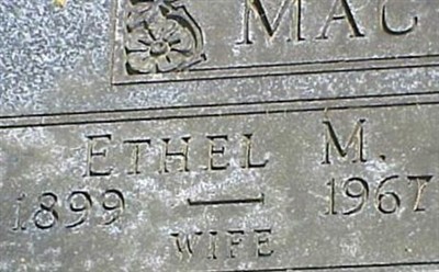 Ethel M. MacConnell on Sysoon