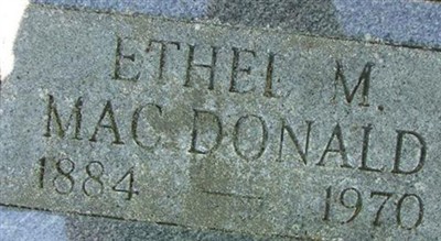 Ethel M MacDonald on Sysoon