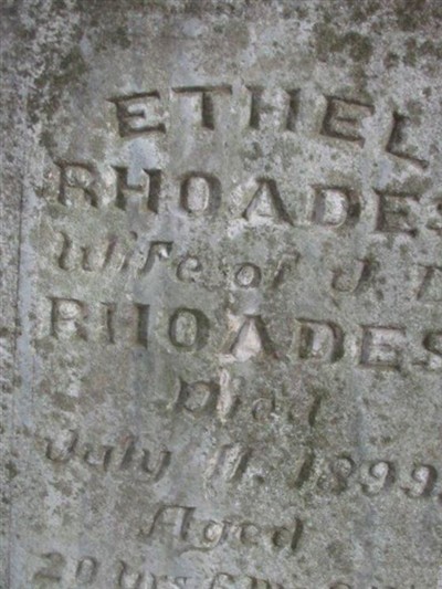 Ethel Rhoades on Sysoon