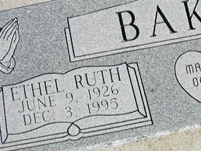 Ethel Ruth Barker on Sysoon