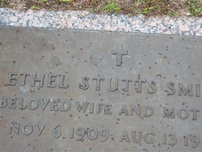 Ethel Stutts Smith on Sysoon
