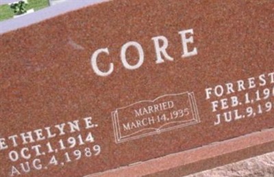 Ethelyn E Core on Sysoon