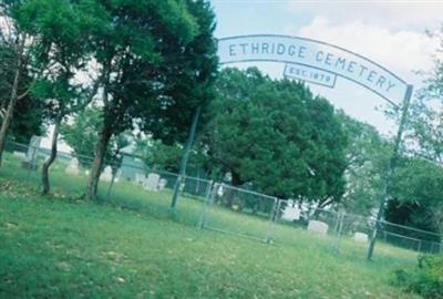 Ethridge Cemetery on Sysoon