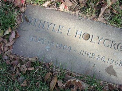 ethyle I Holycross on Sysoon