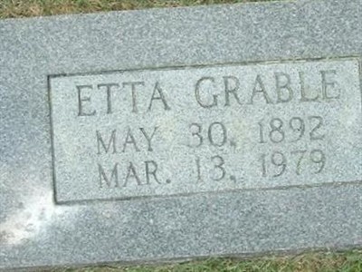 Etta Grable on Sysoon