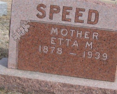 Etta M. Speed on Sysoon