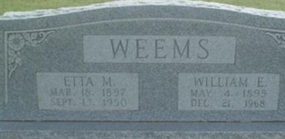 Etta M. Weems on Sysoon