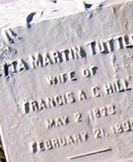 Etta Martin Tuttle Hill on Sysoon