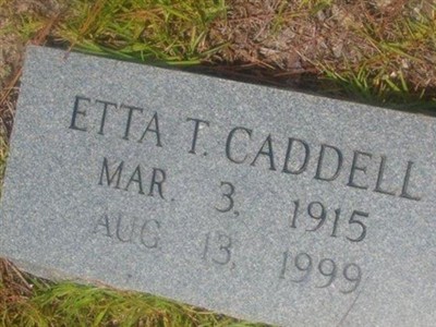 Etta T Caddell on Sysoon