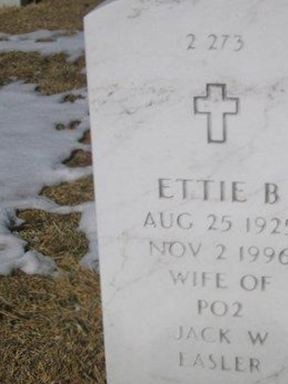 Ettie B Easler on Sysoon