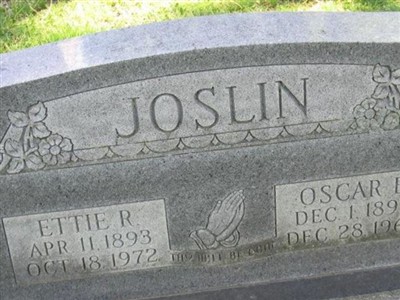 Ettie R Joslin on Sysoon