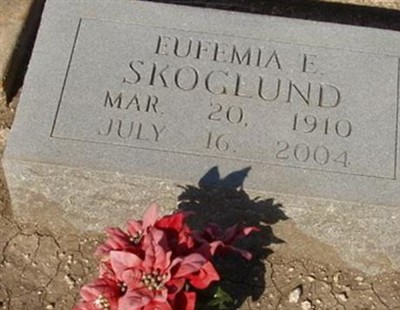 Eufemia E. Skoglund on Sysoon