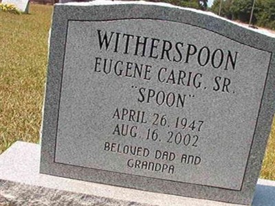 Eugene Carig "Spoon" Witherspoon, Sr on Sysoon