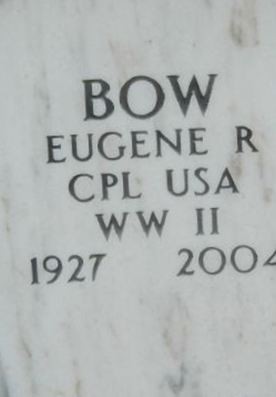 Eugene R. Bow, Find a grave on Sysoon Eugene R. Bow on Sysoon