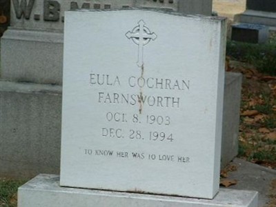 Eula Cochran Farnsworth on Sysoon