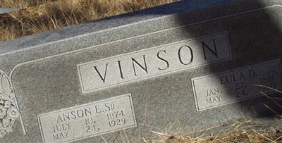 Eula D. Vinson on Sysoon