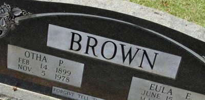 Eula E Brown on Sysoon