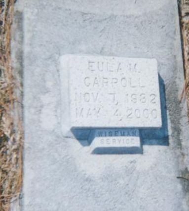 Eula Mae McAllister Carroll on Sysoon