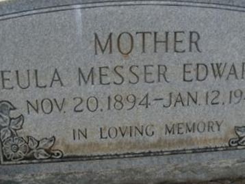 Eula Messer Edwards on Sysoon