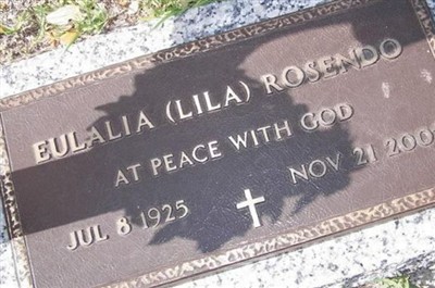 Eulalia (Lila) Rosendo on Sysoon