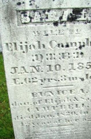 Eunice A Campbell on Sysoon