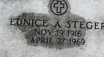 Eunice A Steger on Sysoon