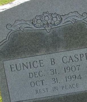 Eunice B Casper on Sysoon