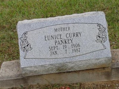 Eunice Curry Pankey on Sysoon