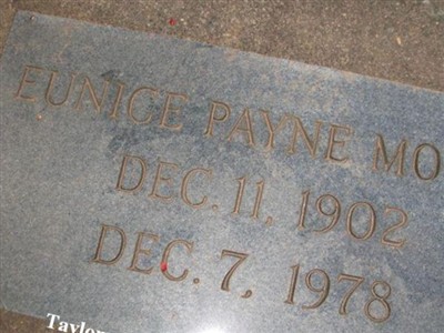 Eunice Irene Payne Moose on Sysoon