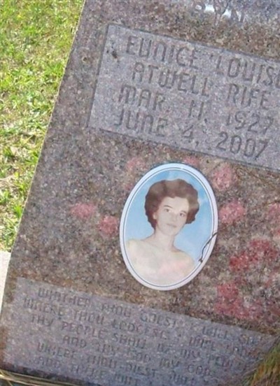 Eunice Louise Atwell Rife on Sysoon