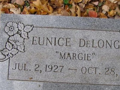 Eunice "Margie" DeLong on Sysoon