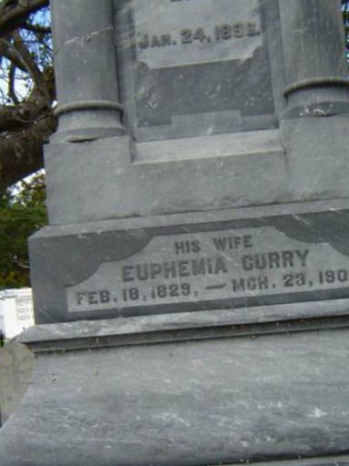 Euphemia Curry on Sysoon